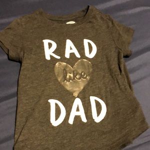 3T Old Navy charcoal gray shirt